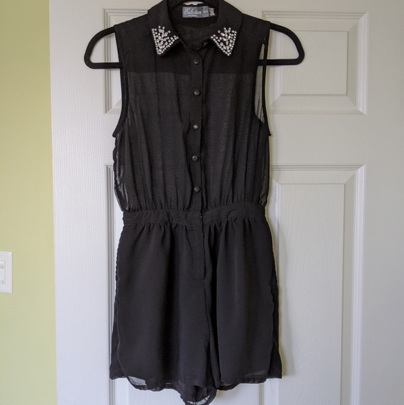 Costa Blanca - Black Romper - XS - Picture 1 of 3